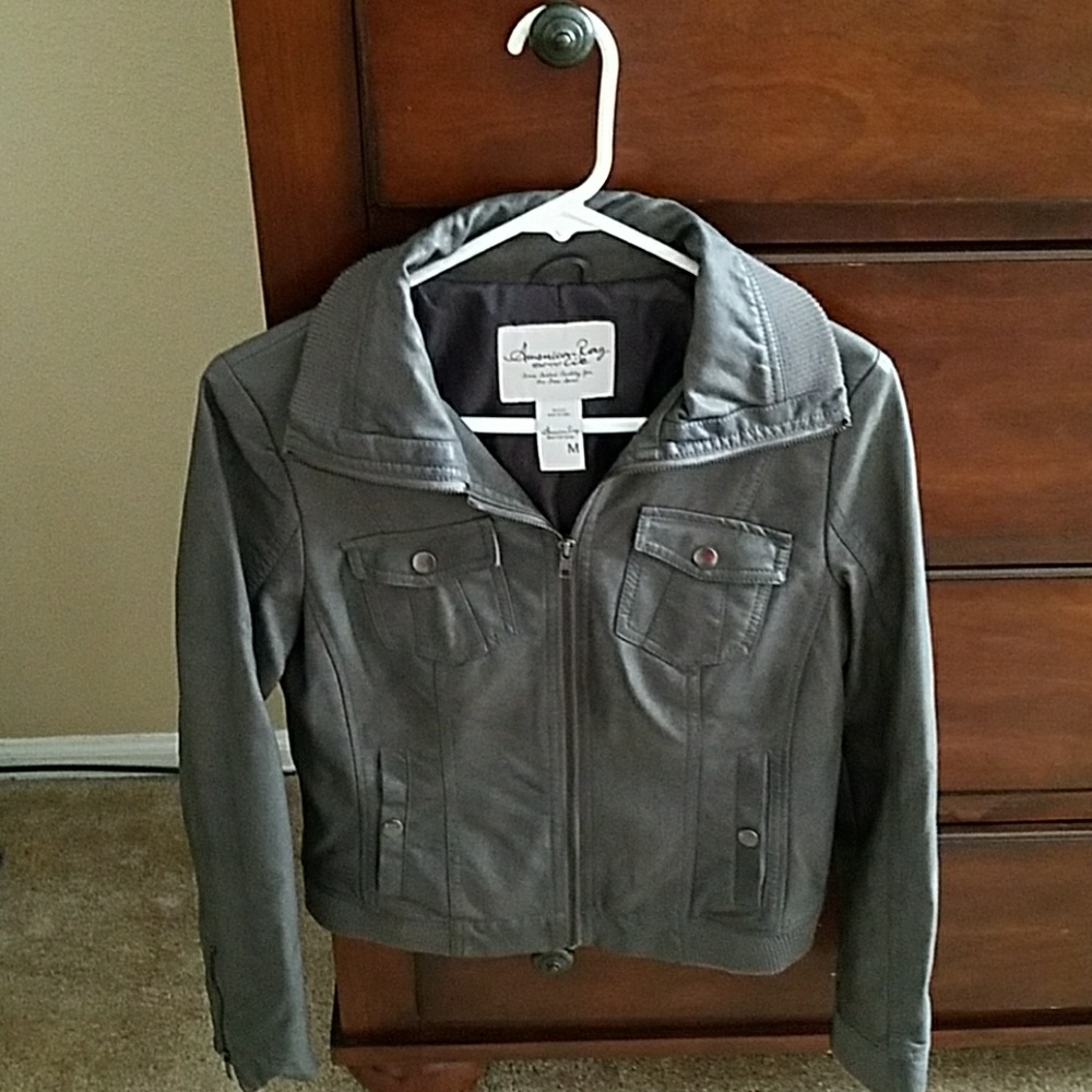 Faux Leather Jacket